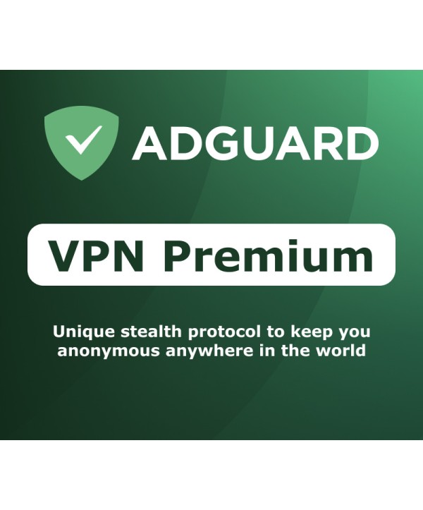 AdGuard VPN Premium 1 Month / 10 Geräte Key GLOBAL